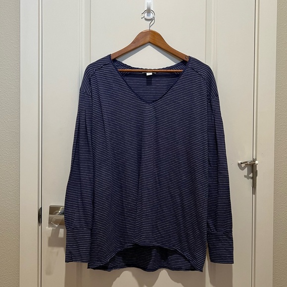 Sundance Shirt Long Sleeve Blue Stripes Embroidered Size Large 100% Cotton - Picture 2 of 8